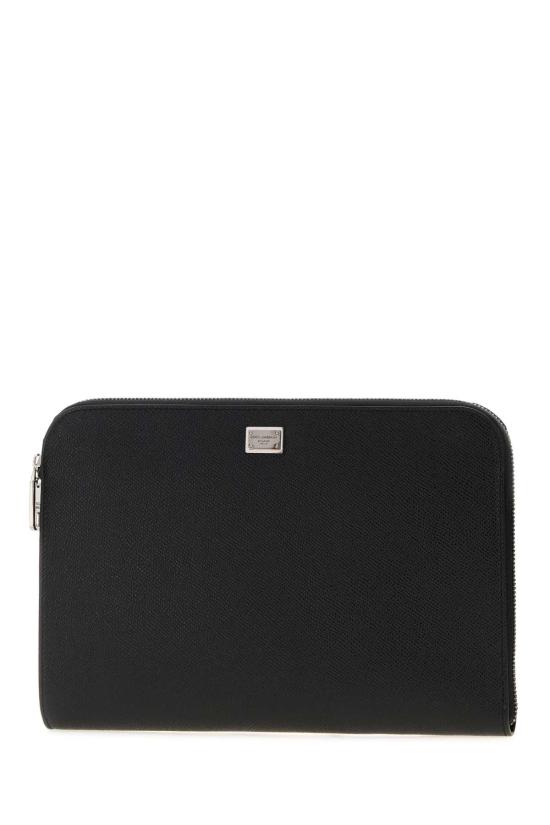 26FW 돌체앤가바나 알파인 시실리 클러치 백 BM2528BG662 80999 Black - DOLCE & GABBANA