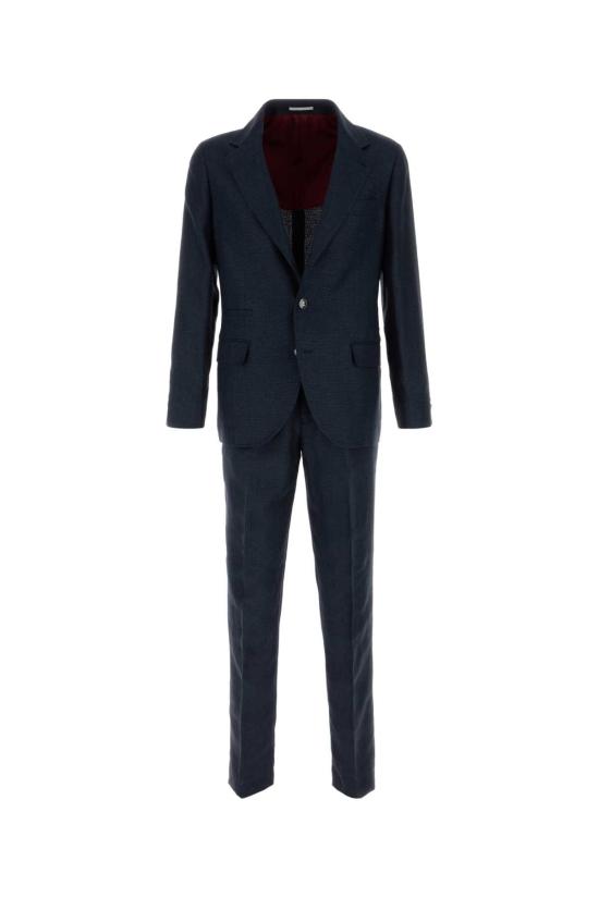 26SS 브루넬로 쿠치넬리 수트 세트 MZ403LDTH5 C038 Blue