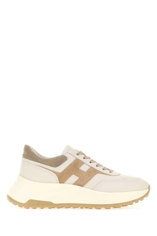 26FW 호간 스니커즈 HXW6690FR30UI4 0R16 Beige o Tan