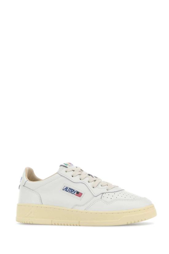 26FW 오트리 메달리스트 로우 스니커즈 AULM BG01 White - AUTRY