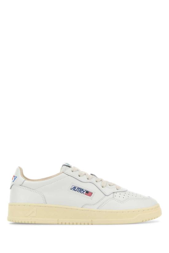 26FW 오트리 메달리스트 로우 스니커즈 AULM BG01 White