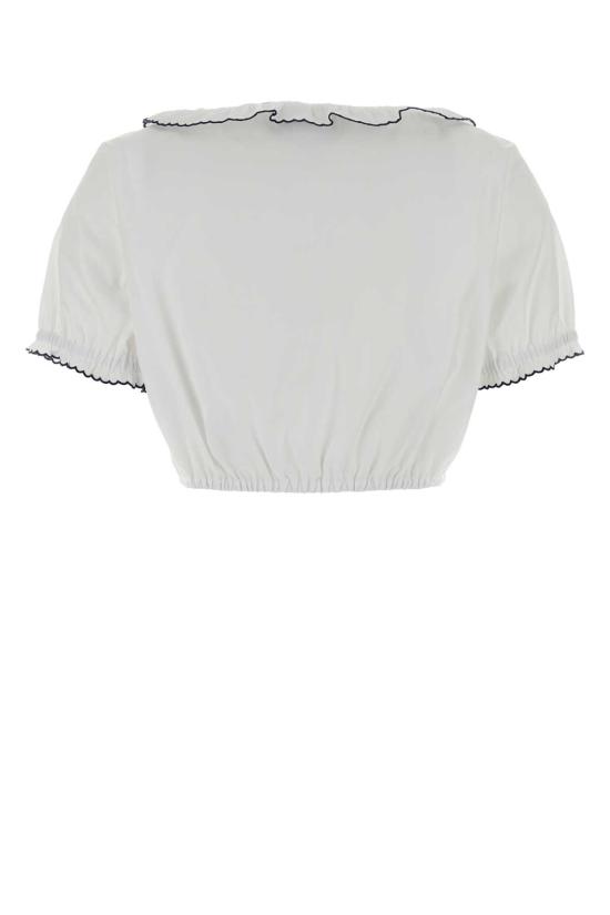 26FW 미우미우 스웨터 MT2257SOOO197F F0UB0 White - MIU MIU