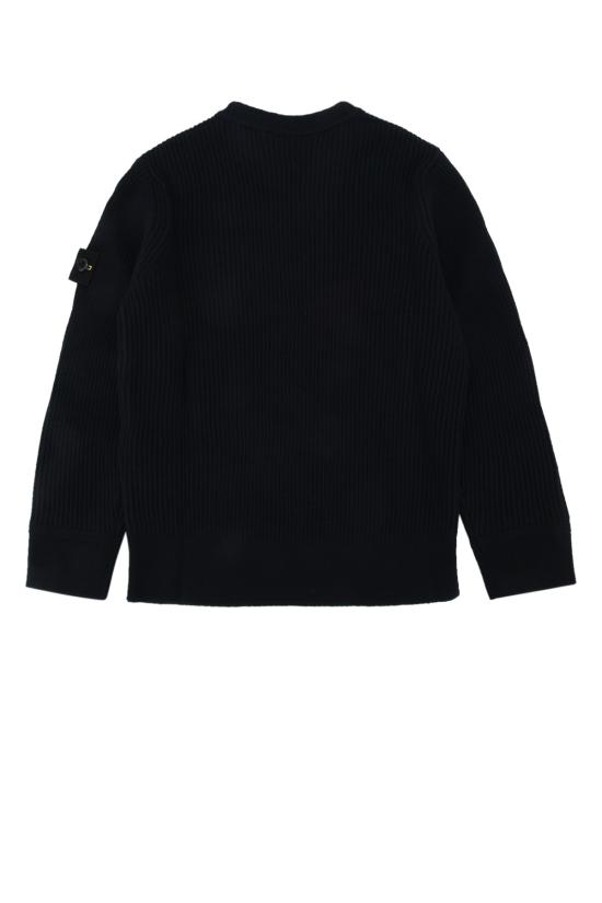 25FW [키즈] 스톤 아일랜드 캐시미어 니트 510001002 V0020 NAVYBLUE - STONE ISLAND