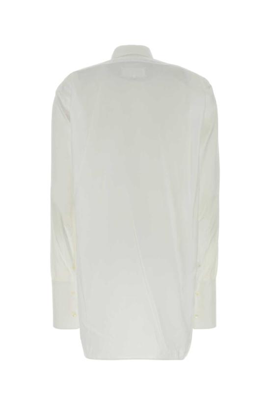 25FW 마르지엘라 커브 헴 셔츠 S29DT0006M35308 100 White - MAISON MARGIELA