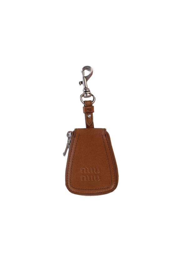 26FW 미우미우 키링 5TL6432IER F0046 Cognac - MIU MIU