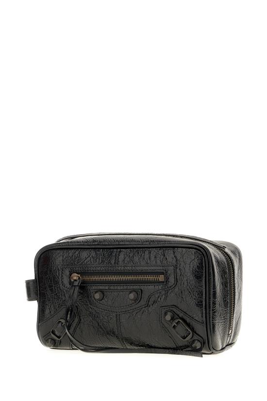 26FW 발렌시아가 르 시티 토일레트리 파우치 8726682ABFY 1000 BLACK - BALENCIAGA