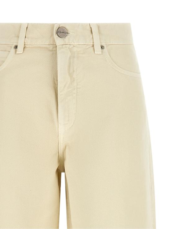 26FW 핑코 데님 팬츠 103857A3KUC21 Beige - PINKO