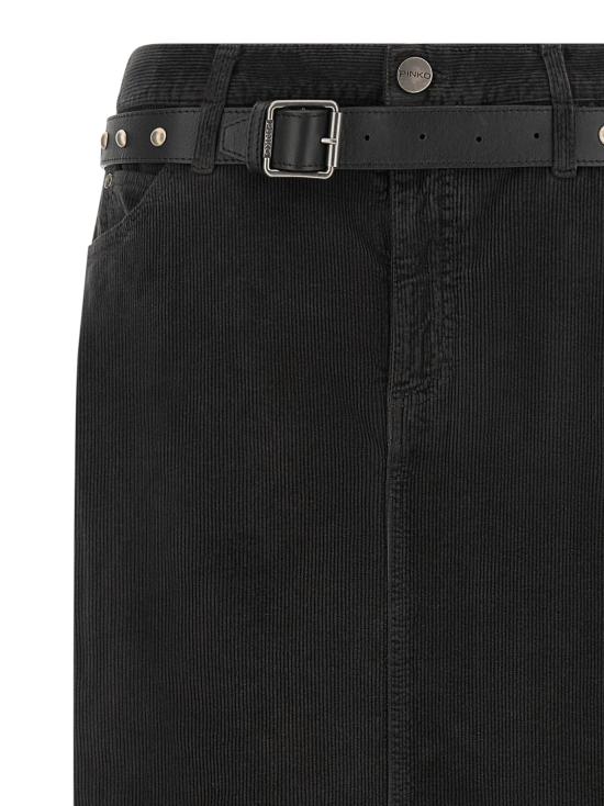 26FW 핑코 미디 스커트 107414A3HFZ98 Black - PINKO