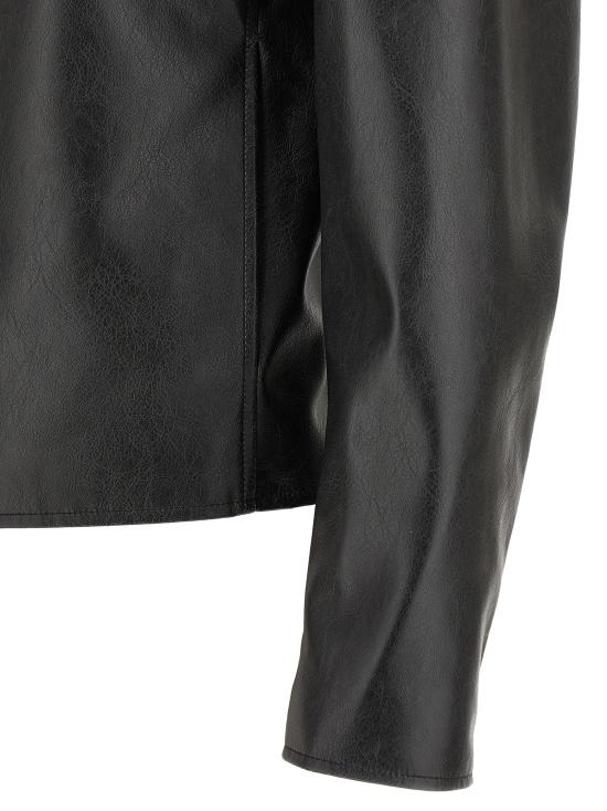26FW MM6 메종마르지엘라 가죽 자켓 SH0AM0102M35455900 Black - MM6 MAISON MARGIELA