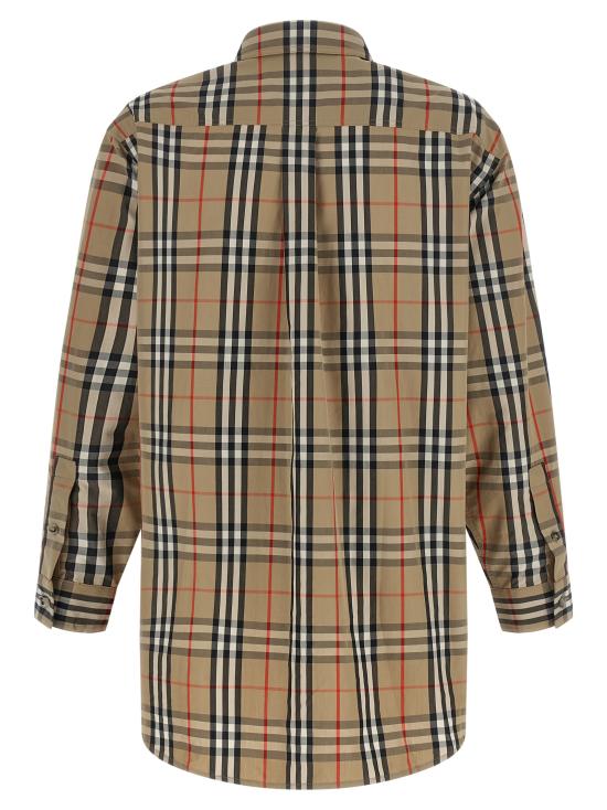 26FW 버버리 체크 긴팔 셔츠 8111851ARCHIVEBEIGEIPCHK - BURBERRY