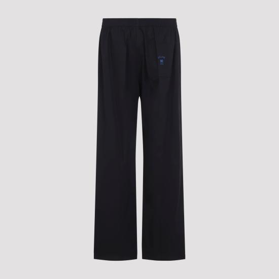 26FW 셀린느 코튼 & 리넨 클로스 트라우저 RP0TA3318 38NO BLACK - CELINE