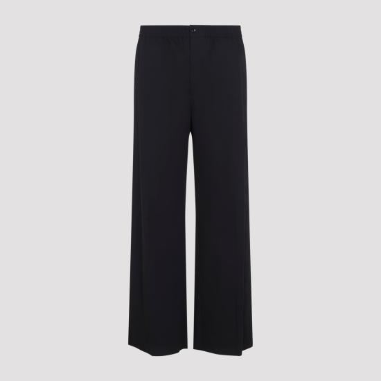 26FW 셀린느 코튼 & 리넨 클로스 트라우저 RP0TA3318 38NO BLACK