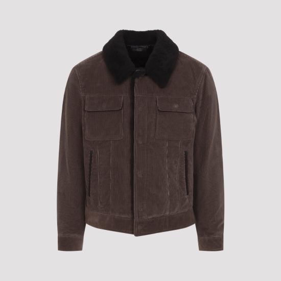 26FW 톰포드 자켓 OBS083 FMC330 EBP LIGHT BORWN - TOMFORD