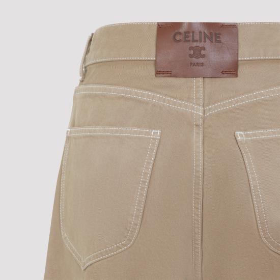 26FW 셀린느 데님 팬츠 RP0HY789D GJX6 LATTE LIGHT STONE WASH - CELINE