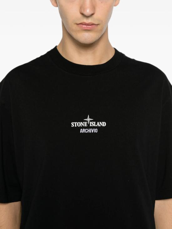 26FW 스톤 아일랜드 반팔 티셔츠 L2S152100033 S0091 V0029 BLACK - STONE ISLAND
