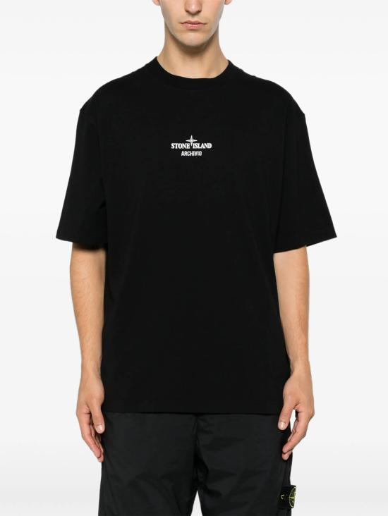 26FW 스톤 아일랜드 반팔 티셔츠 L2S152100033 S0091 V0029 BLACK - STONE ISLAND