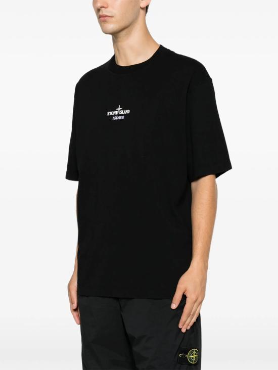 26FW 스톤 아일랜드 반팔 티셔츠 L2S152100033 S0091 V0029 BLACK - STONE ISLAND