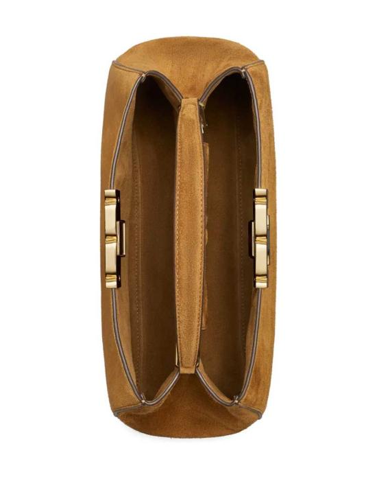 26SS 토리버치 엘리너 스웨이드 토트백 174278202 CARAMEL - TORY BURCH