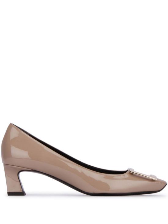 26FW 로저비비에 트럼펫 메탈 버클 펌프스 RVW44815280 D1PC415 BEIGE
