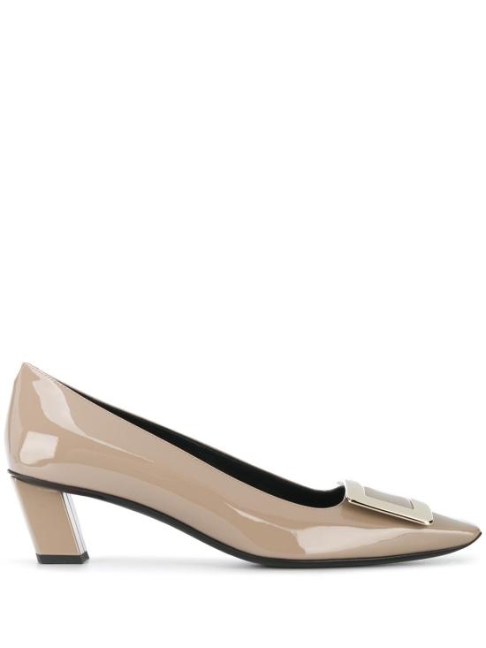 26FW 로저비비에 벨 비비어 펌프스 힐 RVW00600920 D1PC415 BEIGE