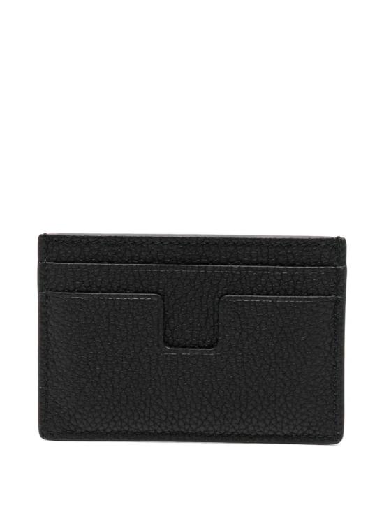 26FW 톰포드 그레인 레더 카드 홀더 Y0232 LCL158SNAA BLACK - TOMFORD