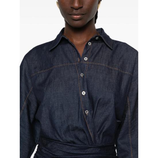 26FW 세븐포올맨카인드 블라우스 7NBE0H07 WAIST 3JQ BLUE - 7 FOR ALL MANKIND