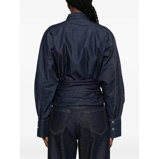 26FW 세븐포올맨카인드 블라우스 7NBE0H07 WAIST 3JQ BLUE - 7 FOR ALL MANKIND