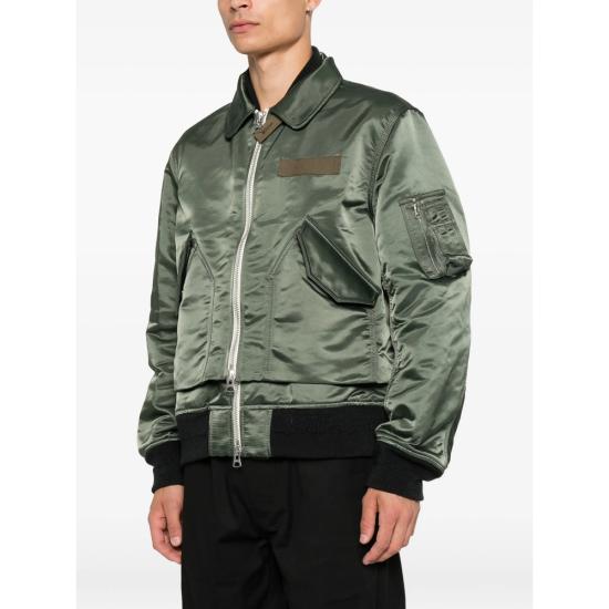 26FW 사카이 봄버 자켓 26 04039M 531 GREEN - SACAI