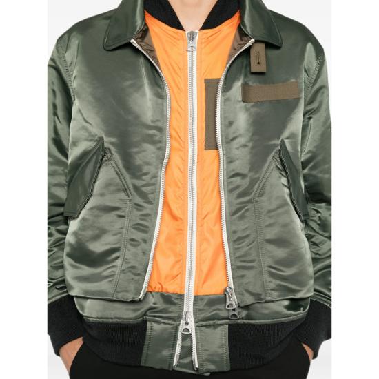 26FW 사카이 봄버 자켓 26 04039M 531 GREEN - SACAI