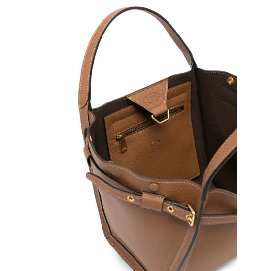 26FW 토즈 토트백 XBWTIMA0200W KAS600 BROWN - TODS