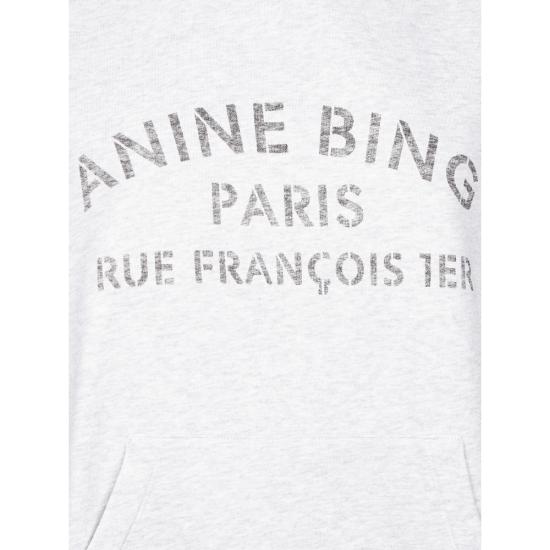 26FW 애니빙 후드 티셔츠 A 08 12217 GRY1 GREY - ANINE BING