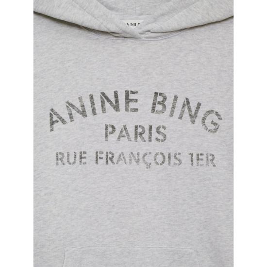 26FW 애니빙 후드 티셔츠 A 08 12217 GRY1 GREY - ANINE BING