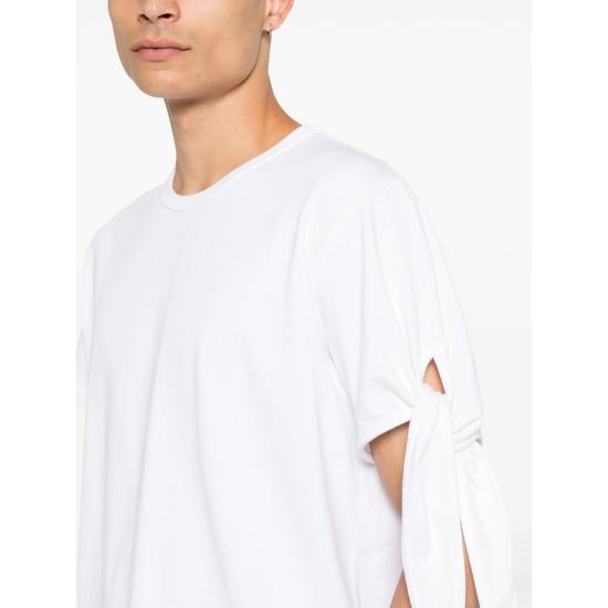 26FW JW앤더슨 반팔 티셔츠 JT0299 PG1937 001 WHITE GREY - JW ANDERSON