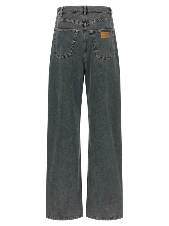 26FW MM6 메종마르지엘라 데님 팬츠 백투백 컨스트럭션 진 그레이 - MM6 MAISON MARGIELA