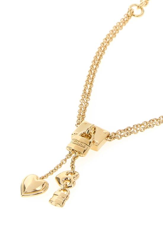 26FW 끌로에 목걸이/팬던트 CH26AJN07CB7 9DC Gold - CHLOE