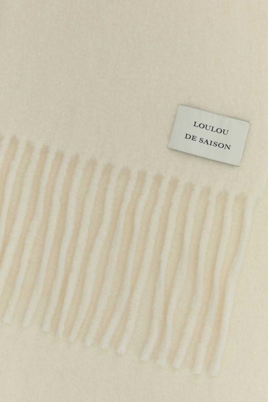 25FW 루루 드 세종 머플러/스카프 SANTO IVORY White - LOULOU DE SAISON