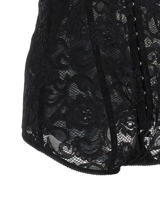 26SS 돌체앤가바나 바디수트 티셔츠 F7AC8TGDCL9N0000 Black - DOLCE & GABBANA