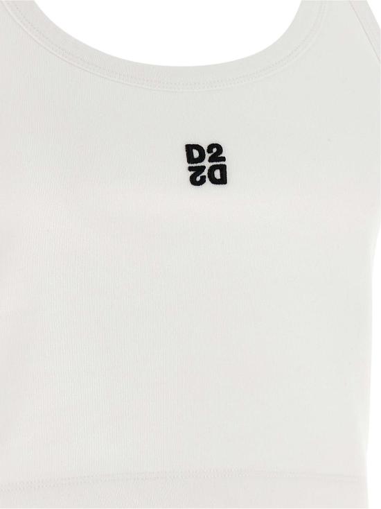 26FW 디스퀘어드2 민소매 티셔츠 S75NL0053D20102100 White - DSQUARED2