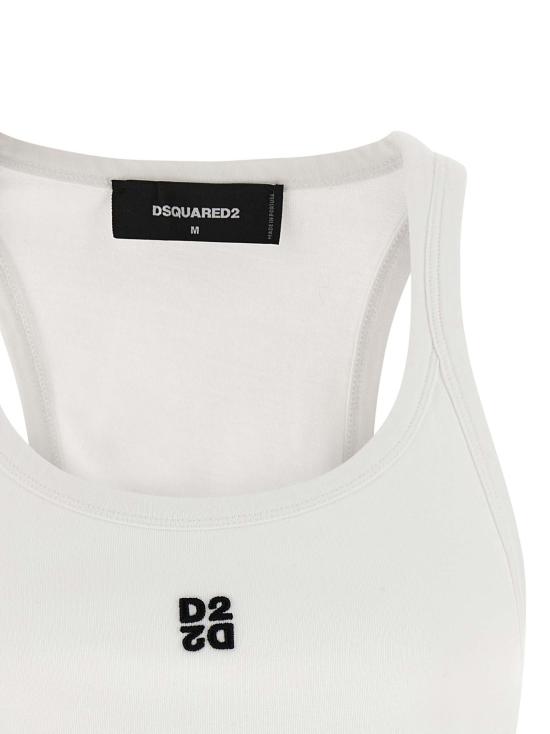26FW 디스퀘어드2 민소매 티셔츠 S75NL0053D20102100 White - DSQUARED2