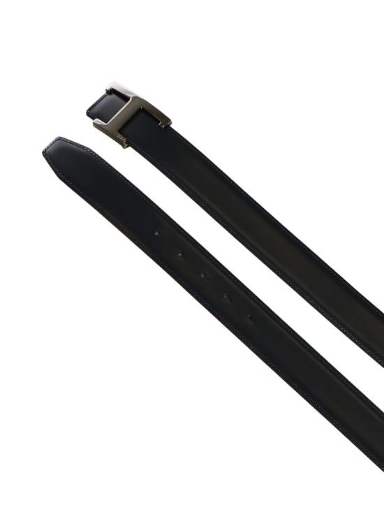 26FW 토즈 가죽 벨트 XCMCQR55100HDL 01L7 BLACK - TODS