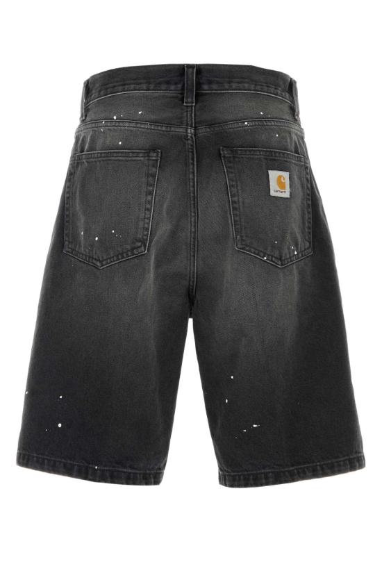26FW 칼하트 WIP 데님 숏팬츠 I037028 89EJ Black - CARHARTT WIP