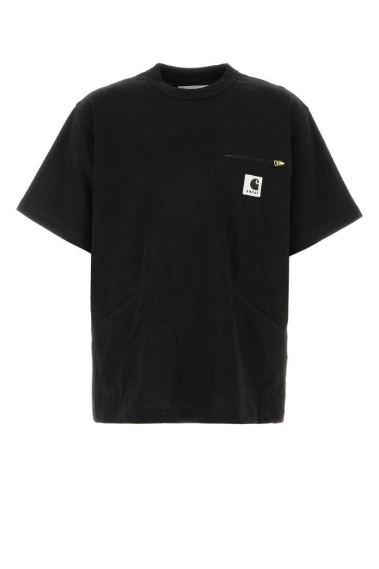 26SS 사카이 반팔 티셔츠 2601092S 001 Black