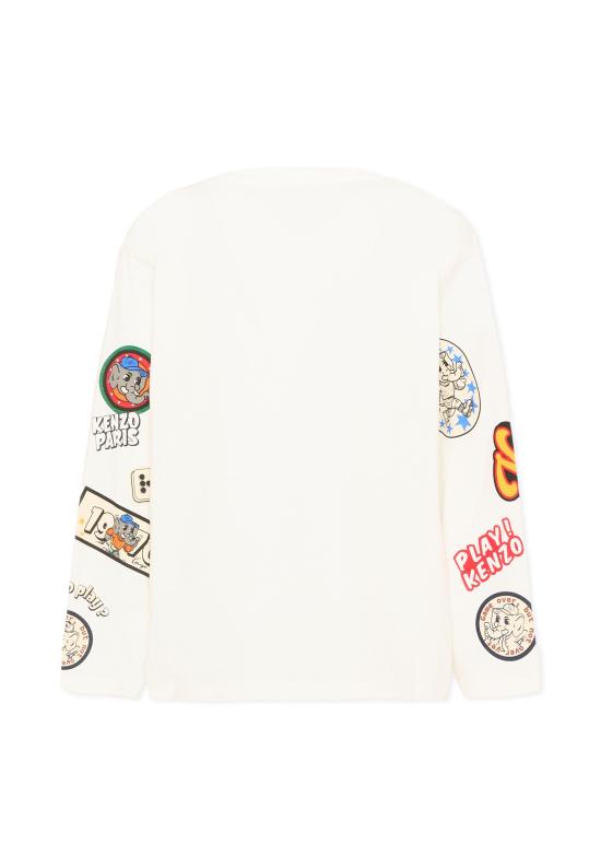 26FW [키즈] 겐조 티셔츠 K61933 117 IVORY - KENZO