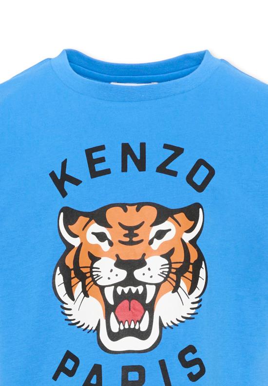 26FW [키즈] 겐조 티셔츠 K62051 86J LIGHT BLUE - KENZO
