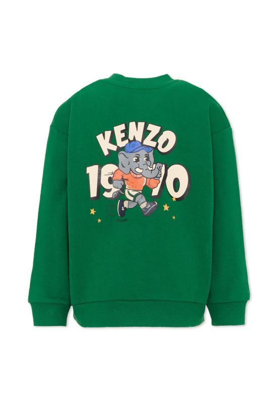 26FW [키즈] 겐조 니트/스웻셔츠 K62163 651 GREEN - KENZO