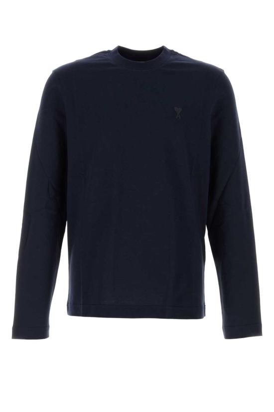 26FW 아미 스몰 하트 로고 롱슬리브 티셔츠 BFUTS235724 198 Blue