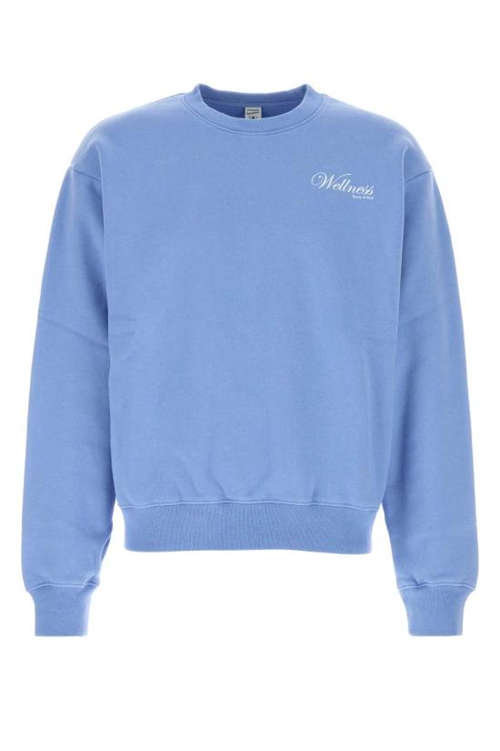 26SS 스포티앤리치 긴팔 티셔츠 ST09876083BL43 PERWINWHI Light Blue