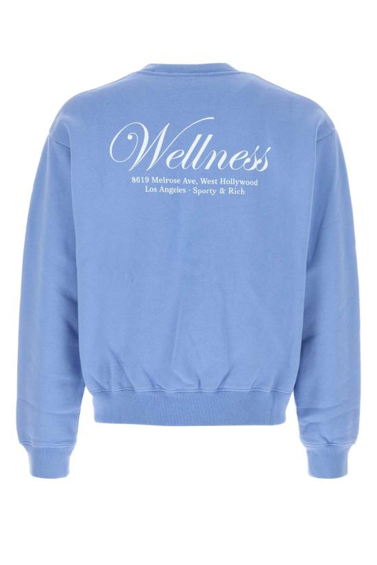 26SS 스포티앤리치 긴팔 티셔츠 ST09876083BL43 PERWINWHI Light Blue - SPORTY & RICH