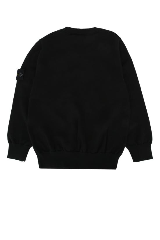 26SS [키즈] 스톤 아일랜드 캐시미어 니트 L1S165100001S00B2 V0029 BLACK - STONE ISLAND