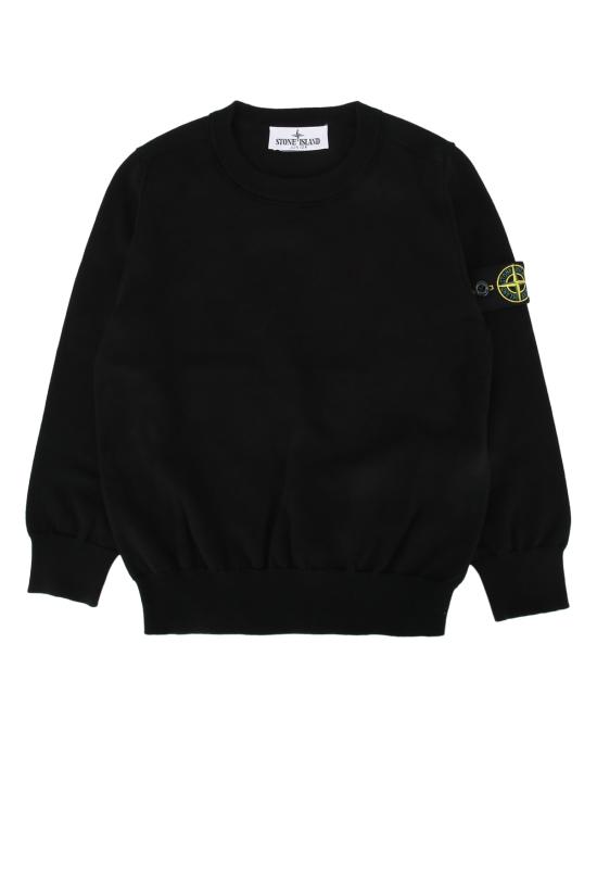 26SS [키즈] 스톤 아일랜드 캐시미어 니트 L1S165100001S00B2 V0029 BLACK